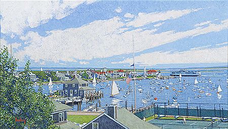 Entering Nantucket Harbor