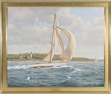 Sample artwork by Richard Loud (Born 1942), known for marine-boats, figure, portrait - View similar artists and auction records