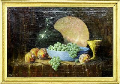 Still Life with Pottery and Fruit