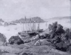 Sample artwork by Jacob Greenleaf (1887 - 1968), known for landscape, harbor views - View similar artists and auction records