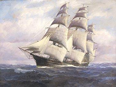 Three-masted Ship