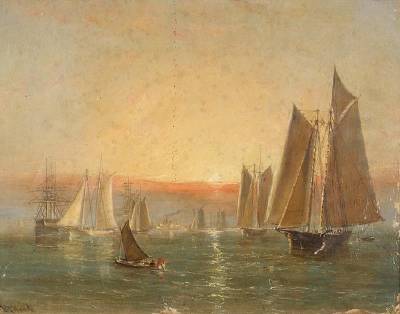 Shipping in a Harbor by Alfred Waud - Auction record, sale price, and art valuation. Compare with similar artists and explore comparable artworks.