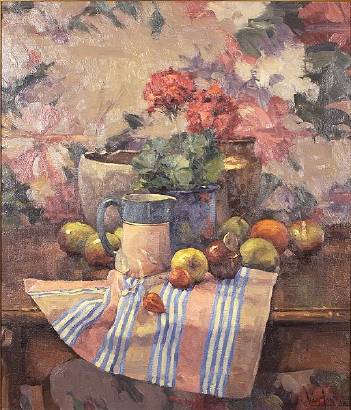 Sample artwork by George Van Hook (Born 1954), known for figures in landscape - View similar artists and auction records