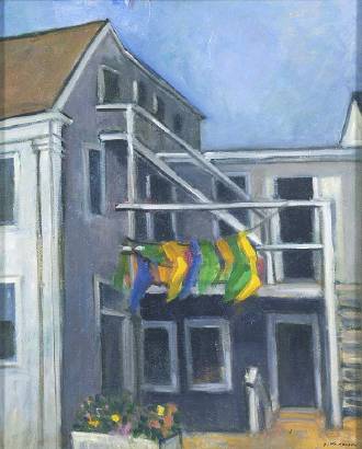 Sample artwork by Gay Dickerson (20th century), known for landscape, figure - View similar artists and auction records