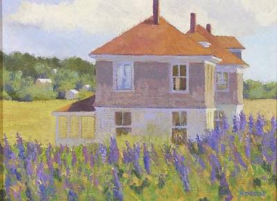 Of a House and a Field of Lupine