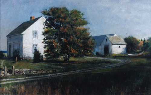 Sample artwork by Thomas Higham (Born 1953), known for new england scene painting - View similar artists and auction records