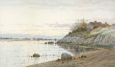 Coastal Landscape by Samuel Chaffee - Auction record, sale price, and art valuation. Compare with similar artists and explore comparable artworks.