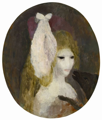 JEUNE FEMME AU CHIEN