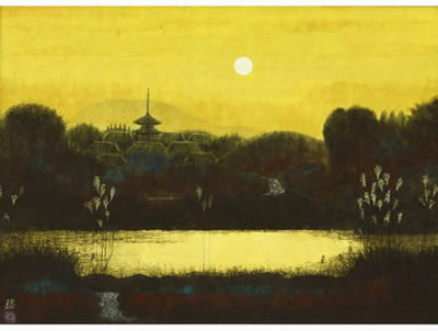 TEMPLE LANDSCAPE by Minoru Inoue - Auction record, sale price, and art valuation. Compare with similar artists and explore comparable artworks.