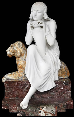 MARBLE FIGURE OF CLEOPATRA