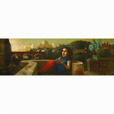 FEMME AU PONF NEUF