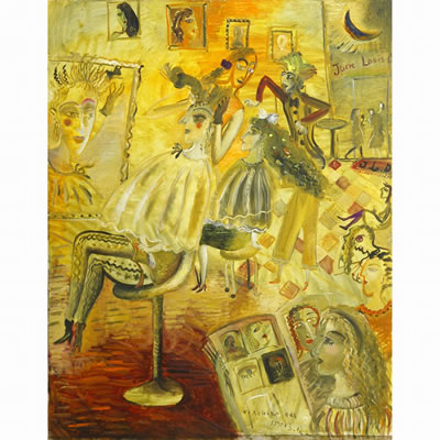 WOMAN SCENTING FLOWER by Hirohiko Oda - Auction record, sale price, and art valuation. Compare with similar artists and explore comparable artworks.