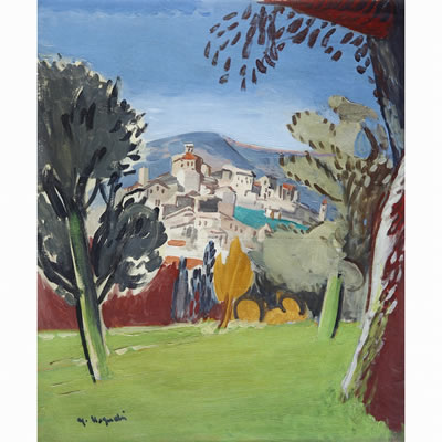 THE SCENERY OF CAGNES by Yataro Noguchi - Auction record, sale price, and art valuation. Compare with similar artists and explore comparable artworks.