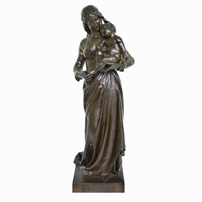 Sample artwork by Jean Gautherin (1840 - 1890), known for sculpture - View similar artists and auction records