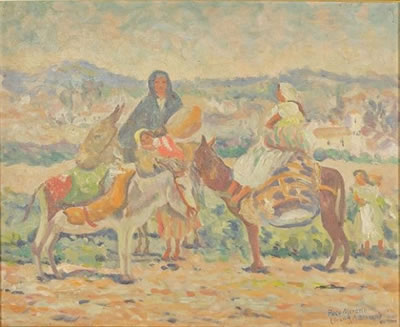 LE RETOUR DES CHAMPS by Frank A Brown - Auction record, sale price, and art valuation. Compare with similar artists and explore comparable artworks.