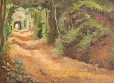 Chemin dans le sous bois