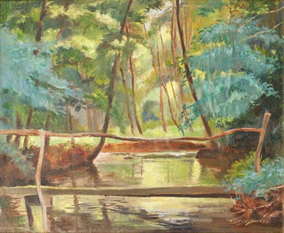 Petit pont sur la riviere