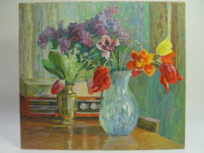 "Spring Flowers" by Victor Koshevoi - Auction record, sale price, and art valuation. Compare with similar artists and explore comparable artworks.
