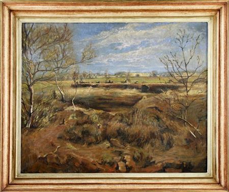 "Landschaft im Teufelsmoor" by Richard Eggers - Auction record, sale price, and art valuation. Compare with similar artists and explore comparable artworks.