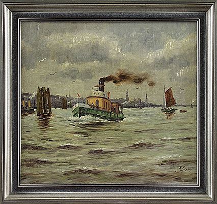 "Ansicht des Hamburger Hafen"