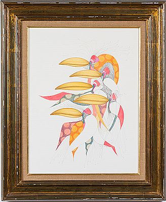 Abstract of Five Birds