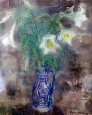 Lilies in a vase