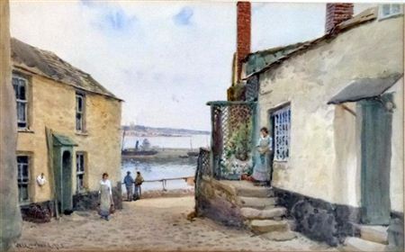"A Corner of Newlyn, Cornwall"