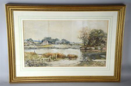 `Molesford ferry` by Charles Frederick Allbon - Auction record, sale price, and art valuation. Compare with similar artists and explore comparable artworks.