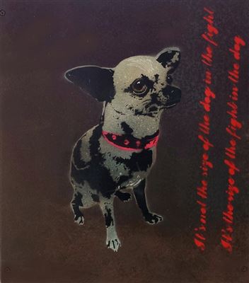 Chihuahua by Bambi - Auction record, sale price, and art valuation. Compare with similar artists and explore comparable artworks.