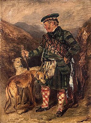 Portrait of Edwin Henry Landseer: Self-portrait with Dogs