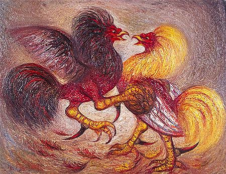 Gallos by Hector Molne - Auction record, sale price, and art valuation. Compare with similar artists and explore comparable artworks.