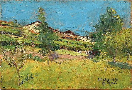 Campagna by Angelo Rossi - Auction record, sale price, and art valuation. Compare with similar artists and explore comparable artworks.