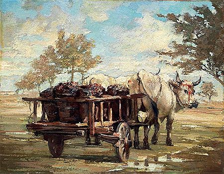 Buoi con carro by Guido Somelli - Auction record, sale price, and art valuation. Compare with similar artists and explore comparable artworks.