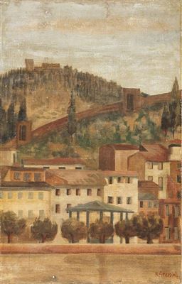 Veduta di Firenze, 1953