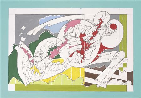 Sample artwork by Renato Volpini (1934 - 2017), known for painting - View similar artists and auction records