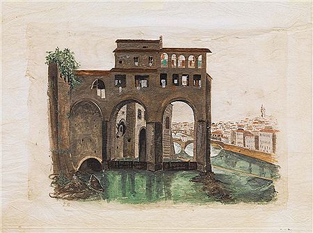 Molina di San Niccolò (sullo sfondo il Ponte alle Grazie)