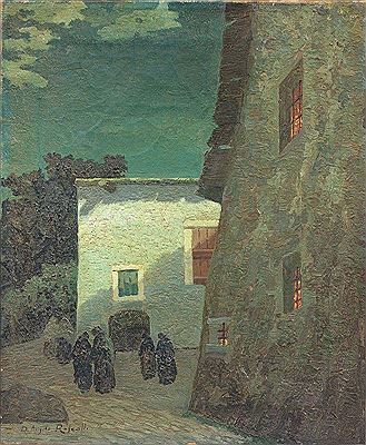 Scena mistica by Don Angelo Rescalli - Auction record, sale price, and art valuation. Compare with similar artists and explore comparable artworks.