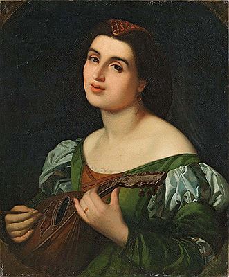 Sample artwork by Vito D'Ancona (1825 - 1884), known for painting - View similar artists and auction records