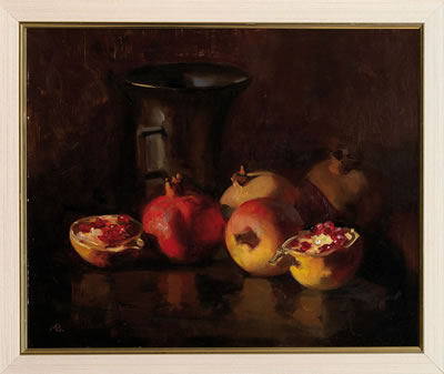 "Bodegón de granadas" by Maruja Bardasano - Auction record, sale price, and art valuation. Compare with similar artists and explore comparable artworks.