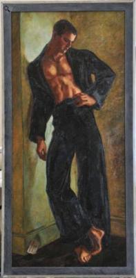 Sample artwork by William Horace (Bill) Littlefield (1902 - 1969), known for figure, allegory, genre painting, abstraction - View similar artists and auction records