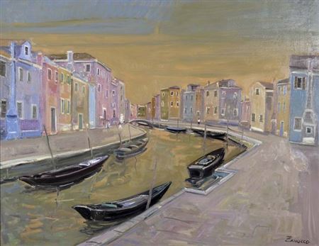 Verso sera a Burano by Paolo Zanucco - Auction record, sale price, and art valuation. Compare with similar artists and explore comparable artworks.