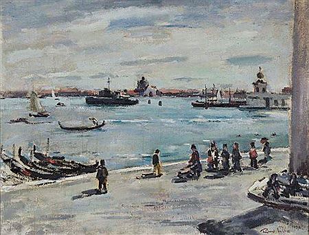 Sample artwork by Rino Villa (1904 - 1994), known for painting - View similar artists and auction records