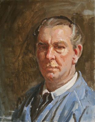 Portrait of George Kennerley: Self-portrait