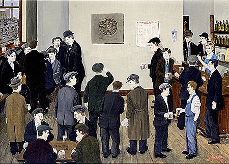 In the Pub by Tom Dodson - Auction record, sale price, and art valuation. Compare with similar artists and explore comparable artworks.