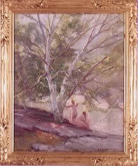 Nude Bathers at Waters Edge