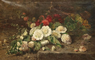 Prächtiges Blumenstillleben