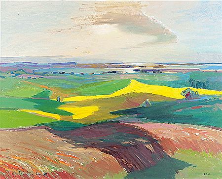 "Blick auf Jasmunder-Bodden Hiddensee" by Hans Joachim Pietrula - Auction record, sale price, and art valuation. Compare with similar artists and explore comparable artworks.