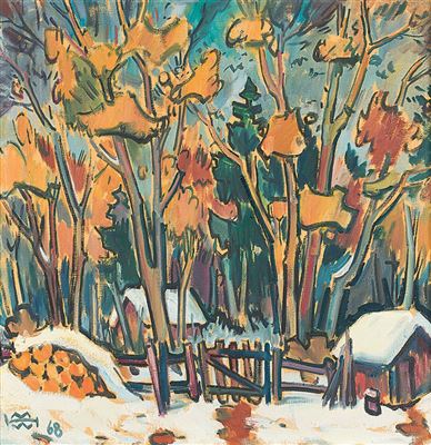 Sample artwork by Helmut Muller-Wiehl (1923 - 1998), known for painting - View similar artists and auction records