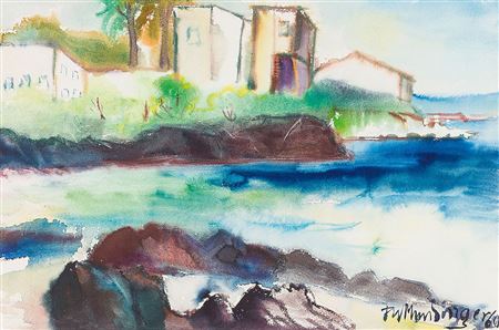 Partie auf Mallorca mit Blick auf die Bucht von Puerto de la Cruz by Friedrich Wilhelm Mundinger - Auction record, sale price, and art valuation. Compare with similar artists and explore comparable artworks.