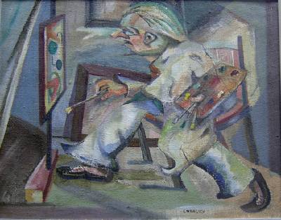 An Artist at His Easel